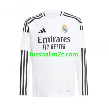 Fußballtrikots Real Madrid Heim Trikotsatz 2024-2025 Langarm